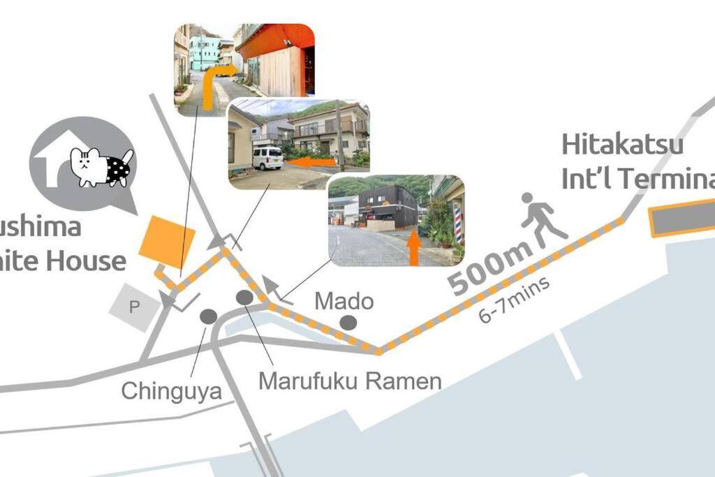 Bed and Breakfast Tsushima White House Экстерьер фото